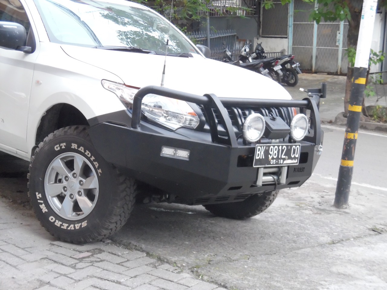 BUMPER DEPAN MITSUBISHI ALL NEW TRITON AMERICAN STYLE 