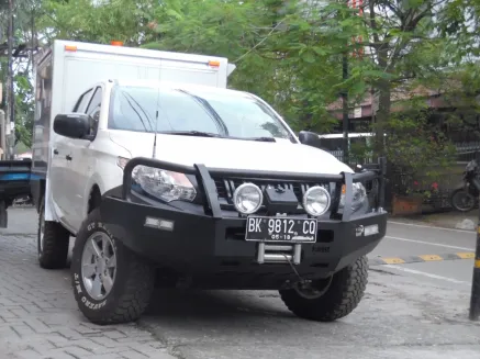 Aksesoris Mining WINCH BAR FOREST,ADR69/00 COMPLIANCE,AUSTRALIA,SAFETY SERTIFICATION,AIRBAG COMPATIBLE,LED COMBINATIONLAMP,RUBBER & STEEL CRUSH ZONE,CHASIS REINFORCE PLATE,3 PCS PROTECTION SKID PLATE+ HEAVY DUTY SEPARATED WINCH MOUNT(IMPORT) 4 1455353689902