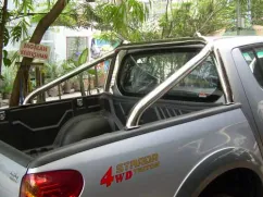 Strada Triton 2007+ ROLLBAR STRADA TRITON 1 loop atx stainless 3