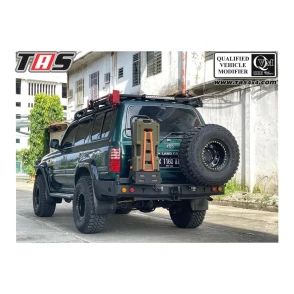 Landcruiser Vx 80 BUMPER WITH TYRE HANGER JERRYCAN AND LADDER LANDCRUISER VX80 1 294984041_143610474970895_6646170358581170072_n