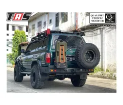 Landcruiser Vx 80 BUMPER WITH TYRE HANGER JERRYCAN AND LADDER LANDCRUISER VX80