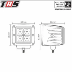 Aksesoris Offroad SPOT LED WORK LIGHTS 12V 18W 2PCS 4 2pcs_18w_spot_led_work_lights_12v_4_