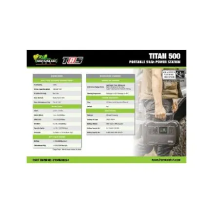Aksesoris Offroad Titan 500W Portable Power Station 4 3bdf0b38_1ed3_4bb5_8ee8_51100f978759
