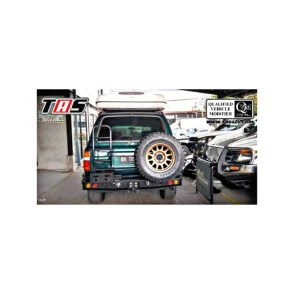 Landcruiser Vx 80 REARBAR FOREST WITH TYRE HANGER JERRYCAN HOLDER WITH LADDER LANDCRUISER VX80 1 534451df_594d_4a13_957e_3920786aa098