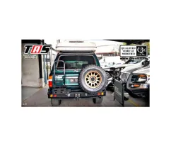 Landcruiser Vx 80 REARBAR FOREST WITH TYRE HANGER JERRYCAN HOLDER WITH LADDER LANDCRUISER VX80
