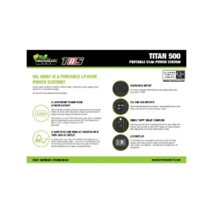 Aksesoris Offroad Titan 500W Portable Power Station 3 58a45c8d_6702_46ee_a419_800eab622891