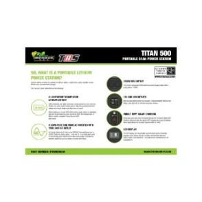 Aksesoris Offroad Titan 500W Portable Power Station 3 58a45c8d_6702_46ee_a419_800eab622891