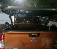 Nissan Navara PENUTUP BAK DECKCOVER AVIATOR NAVARA LAMA TAS4X4