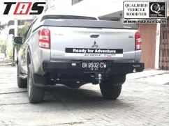 Triton 2015+ BUMPER BELAKANG MITSUBISHI ALL NEW TRITON ROCK BAR FOREST bumper belakang bullbar belakang palang belakang mitsubishi all new triton rock bar forest 1