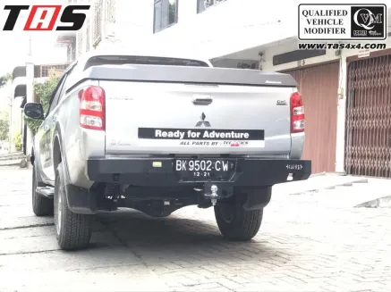Triton 2015+ BUMPER BELAKANG MITSUBISHI ALL NEW TRITON ROCK BAR FOREST 4 bumper_belakang_bullbar_belakang_palang_belakang_mitsubishi_all_new_triton_rock_bar_forest_4