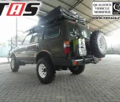 Landcruiser Vx 80 BUMPER BELAKANG FOREST dgn GANTUNGAN JERRYCANBANSERAP  LANDCRUISER VX80 