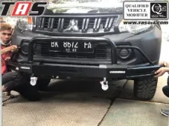 Strada Triton 2007+ BUMPER DEPAN ROCKY BAR NEW STRADA TRITON bumper depan rocky bar new strada triton tas4x4 1