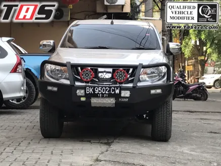 Triton 2015+ BUMPER PALANG BULLBAR DEPAN MITSUBISHI TRITON 2 bumper_palang_bullbar_depan_mitsubishi_triton_tas4x4_3