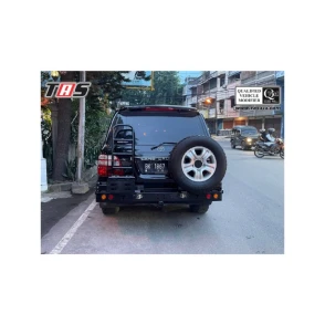 Landcruiser Vx 100 BUMPER BELAKANG DAN GANTUNGAN BAN SERAP DAN JERRY CAN TOYOTA LANDCRUISER VX100 FOREST  1 c0a6bf34_ad6a_413d_938c_84eac31a5f4a