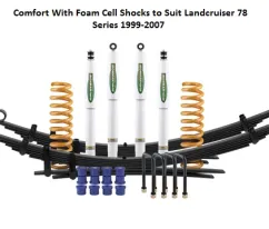 Suspensi Ironman COMFORT WITH FOAMCELL SHOCKS IRONMAN TO SUIT LANDCRUISER 78 SERIES 1999 2007