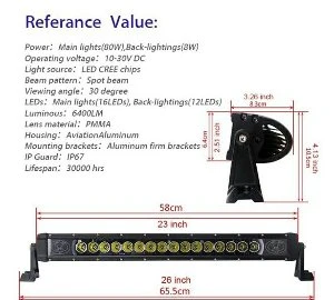 Aksesoris Offroad CREE LED LIGHT BAR 58CM 4 cree_led_light_bar_58cm_tas4x4_1