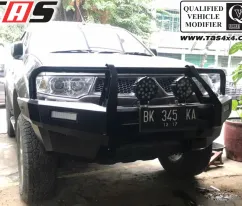Pajero sport 2009 on BUMPER DEPAN FOREST PAJERO SPORT