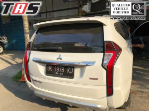 Pajero Sport All New GARNISH LAMPU DEPAN BELAKANG BLACK MATTE HITAM DOFF ALL NEW PAJERO SPORT 2 ezywatermark180710102550750