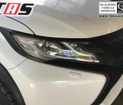 Pajero Sport All New GARNISH LAMPU DEPAN BELAKANG BLACK MATTE HITAM DOFF ALL NEW PAJERO SPORT