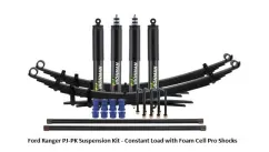 Suspensi Ironman FORD RANGER PJ PK SUSPENSION KIT CONSTANT LOAD WITH FOAMCELL PRO SHOCKS IRONMAN TAS4X4 ford ranger pj pk suspension kit constant load with foamcell pro shocks ironman tas4x4