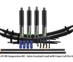Suspensi Ironman FORD RANGER PJ PK SUSPENSION KIT EXTRA CONSTANT LOAD WITH FOAMCELL PRO SHOCKS IRONMAN TAS4X4