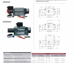 Aksesoris Offroad WINCH GLADIATOR 6000