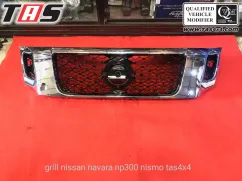 Navara Np300 GRILL NISMO CHROME NISSAN NAVARA NP300 grill nismo nissan navara np300 chrome tas4x4 1