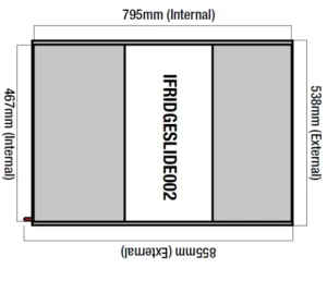 Aksesoris Offroad FRIDGE SLIDE 65-74L IRONMAN 4X4<br> 2 ifridgeslide002