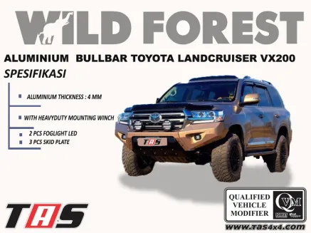 Landcruiser Vx 200 ALUMINIUM BULLBAR TOYOTA LANDCRUISER VX200 1 img_6466