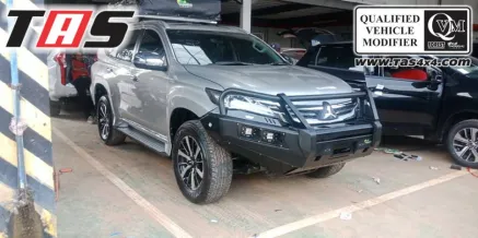 Pajero Sport All New BUMPER DEPAN IRONMAN + LAMPU FOREST MITSUBISHI PAJERO SPORT TAS4X4 2 ironman_pajero_new_2