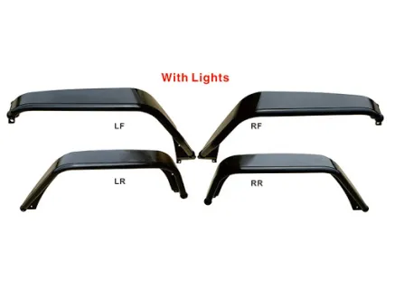 Jeep Wrangler JK/TJ FULL ALUMINIUM PANTING FENDER FLARE JEEP WRANGLER JK TAS4X4 1 jp331065