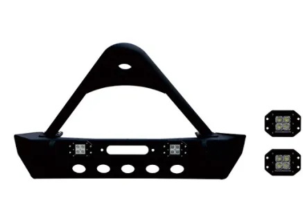 Jeep Wrangler JK/TJ STEEL HEAVY DUTY FRONT BUMPER-WITH LIGHTS JEEP WRANGLER JK TAS4X4 1 jp331100