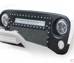 Jeep Wrangler JK/TJ ABS GRILLE WITH LIGHTS JEEP WRANGLER JK TAS4X4