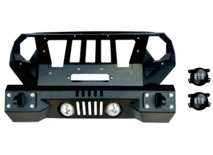 Jeep Wrangler JK/TJ STEEL HEAVY DUTY FRONT BUMPER-WITH LIGHTS JEEP WRANGLER JK TAS4X4 1 jp331144