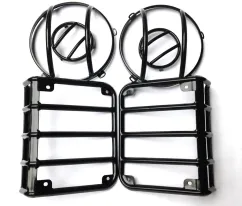 Jeep Wrangler JK/TJ MILD STEEL LIGHT COVER JEEP WRANGLER JK TAS4X4
