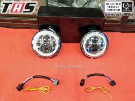 Jeep Wrangler JK/TJ LAMPU HEADLIGHT LED JEEP WRANGLER  1 lampu_headlight_ledjeep_jk_7__tas4x4_1