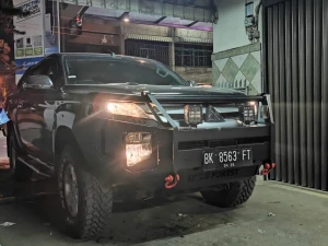 Triton 2015+ WILDFOREST 3 LOOP BULLBAR MITSUBISHI TRITON MR TAS 4x4 3 mistubishi_tritton_3