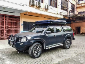 Navara Np300 NISSAN NAVARA NP300 OVERLAND SPEC WITH HEAVYDUTH AEROKLAS   CANOPY,HEAVYDUTY WILDFOREST HARDTOP ROOFTOPTENT,ALUMINIUM BASE PLATFORM, IRONMAN AWNING 2M, BULLBAR FOREST ADR 69/90 HEAVYDUTY  SIDE STEP FULL SIDE RAIL, WINCH IRONMAN 9500 IBS AND REAR BUMPER FOREST NAVARA NP300 TAS4X4 1 navara1