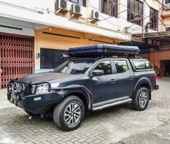 Navara Np300 NISSAN NAVARA NP300 OVERLAND SPEC WITH HEAVYDUTH AEROKLAS   CANOPYHEAVYDUTY WILDFOREST HARDTOP ROOFTOPTENTALUMINIUM BASE PLATFORM IRONMAN AWNING 2M BULLBAR FOREST ADR 6990 HEAVYDUTY  SIDE STEP FULL SIDE RAIL WINCH IRONMAN 9500 IBS AND REAR BUMPER FOREST NAVARA NP300 TAS4X4
