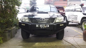 Hillux Vigo 2011+ BUMPER DEPAN NO LOOP HILLUX VIGO TAS4X4<br> 2 nloop_vg