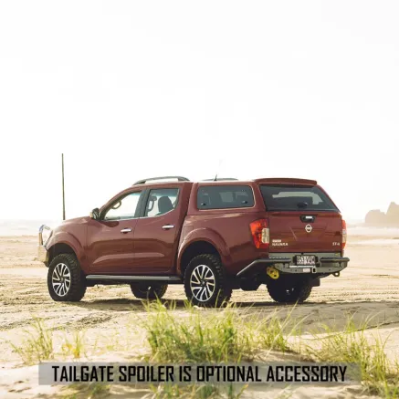 Navara Np300 TAIL GATE SPOILER IS OPTIONAL ACCESSORIS NISSAN NAVARA NP300 1 np300_nissan_navara_on_the_beach