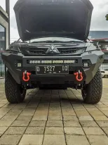 Pajero Sport All New PALANG DEPAN WILD FOREST MITSUBISHI PAJERO SPORT ALL NEW TAS4X4 palang depan wild forest mitsubishi pajero sport all new tas4x4 3