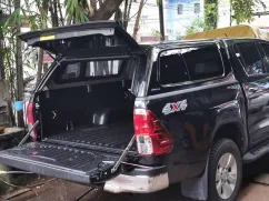 Hillux Revo 2015+ PENUTUP BAK CANOPY AEORKLAS HILLUX REVO WARNA HITAM penutup bak canopy aeorklas hillux revo warna hitam 3