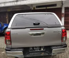 Hillux Revo 2015+ PENUTUP BAK CANOPY AEROKLAS HILLUX REVO WARNA SILVER TAS4X4