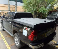 Hillux Revo 2015+ PENUTUP BAK TONNEAUCOVER AVIATOR TOYOTA HILLUX REVO AEROKLAS TANPA BOR