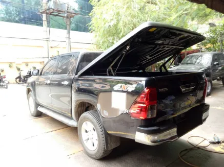 Hillux Revo 2015+ PENUTUP BAK TONNEAUCOVER AVIATOR TOYOTA HILLUX REVO AEROKLAS TANPA BOR 3 penutup_bak_deck_cover_aeroklas_aviator_hillux_revo_2