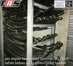 Aksesoris Offroad PER DAUN HEAVY DUTY IRONMAN LIFT 2 INCH TAHAN  BEBAN UP TO  GVM LEBIH BESAR DARI 250 KG 1 per_daun_heavy_duty_ironman_lift_2_inch_tahan_beban_up_to_gv_1