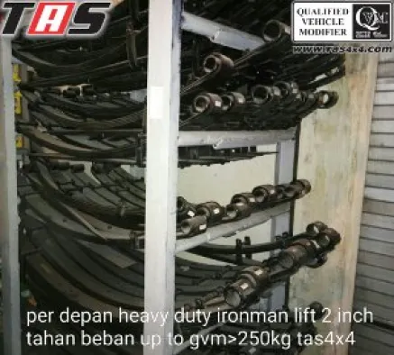 Aksesoris Offroad PER DAUN HEAVY DUTY IRONMAN LIFT 2 INCH TAHAN  BEBAN UP TO  GVM LEBIH BESAR DARI 250 KG 1 per_daun_heavy_duty_ironman_lift_2_inch_tahan_beban_up_to_gv_1