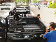 Hillux Revo 2015+ ROLLBAR WILD FOREST DAN ROOFRACK WILD FOREST TAS4X4 rollbar dan roofrack wild forest hilux revo tas4x4 1