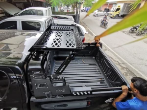 Hillux Revo 2015+ ROLLBAR WILD FOREST DAN ROOFRACK WILD FOREST TAS4X4<br> 2 rollbar_dan_roofrack_wild_forest_hilux_revo_tas4x4_2